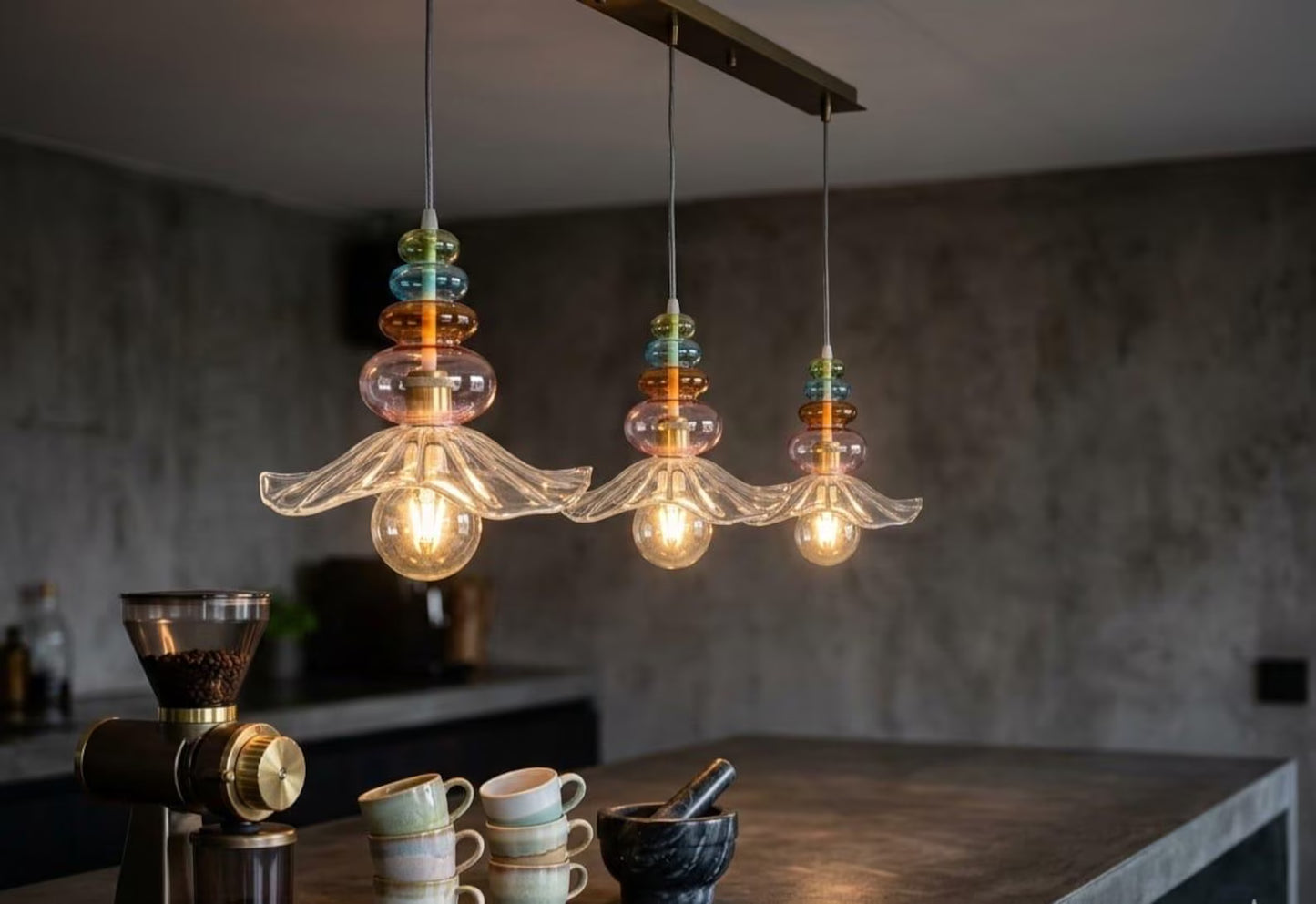 prism-glow-layers-light-pendant | Les Trois Pyramides