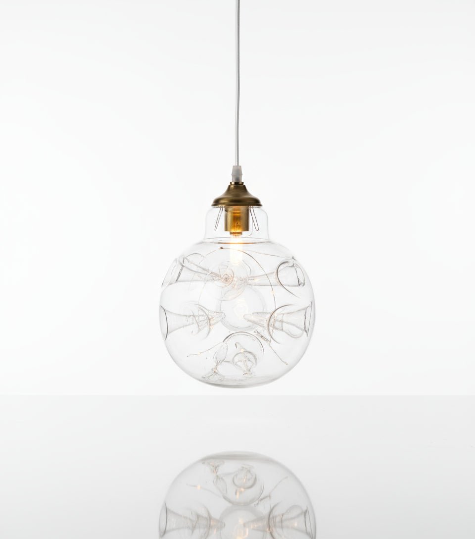 Double layer Clear pendant light for kitchen island