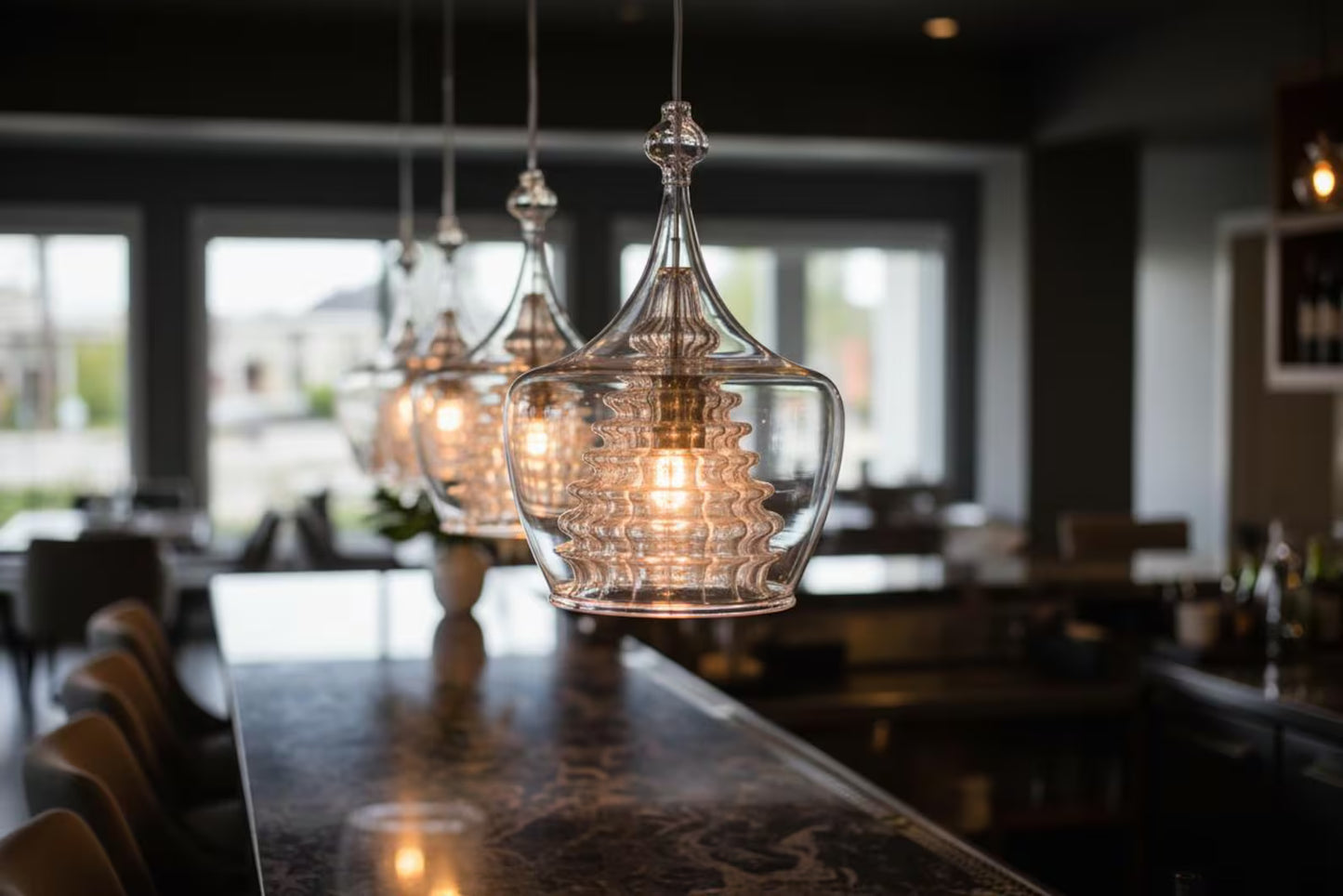 Pendant Light for Kitchen Island - Les Trois Pyramides 