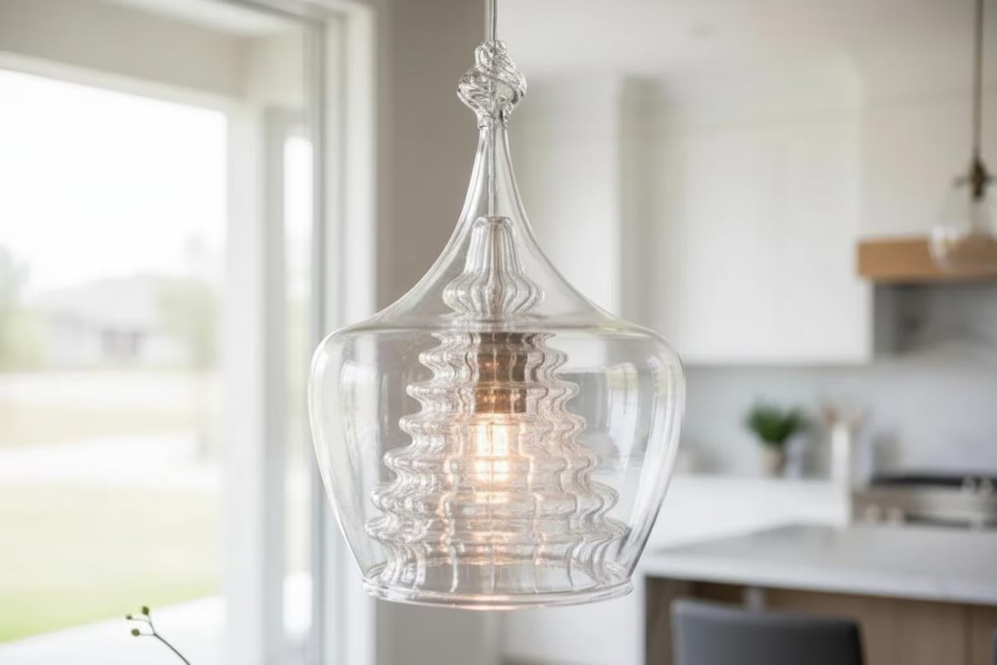 Pendant Light for Kitchen Island - Les Trois Pyramides 