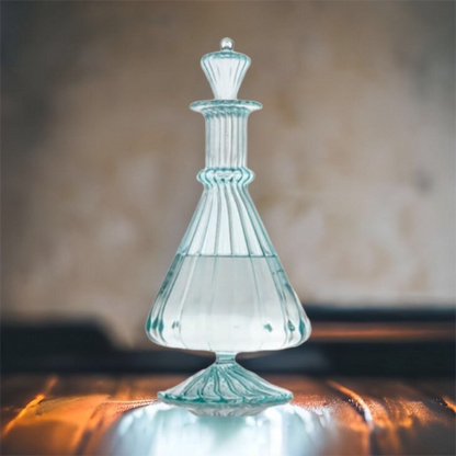 Vintage Classic Decanter Bottle with Stopper - Les Trois Pyramides 