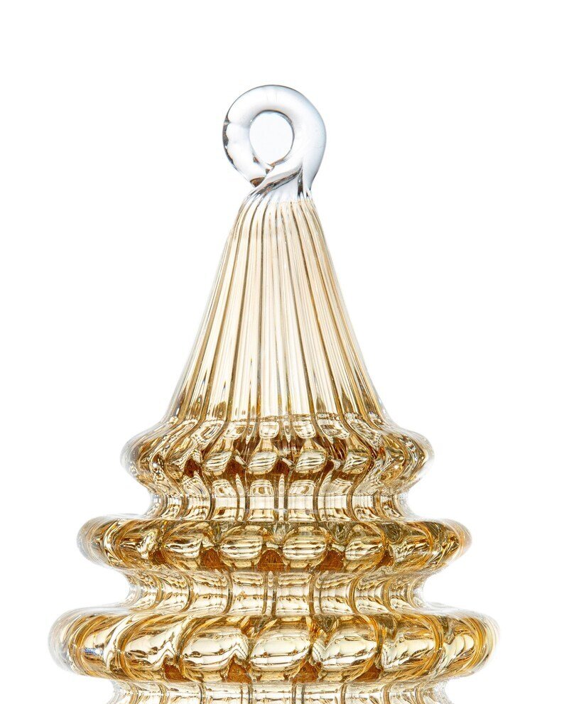 Tree Topper Ornament in Gold Color - Les Trois Pyramides