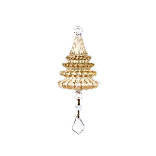 Tree Topper Ornament in Gold Color - Les Trois Pyramides