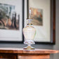 custom perfume bottle - perfume bottle Gold - Hand painted - colored glassware - antique glassware - empty perfume bottle - hand blown glass