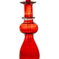 Miniature Bottle - perfume bottle - Hand painted - colored glassware - empty perfume bottle - hand blown glass - custom perfume bottle - red