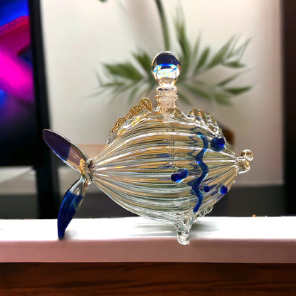 Fish perfume Bottle with stopper | Fragrance Bottle Ocean Decor