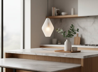 Frosted Glass Pendant Light – Modern Design