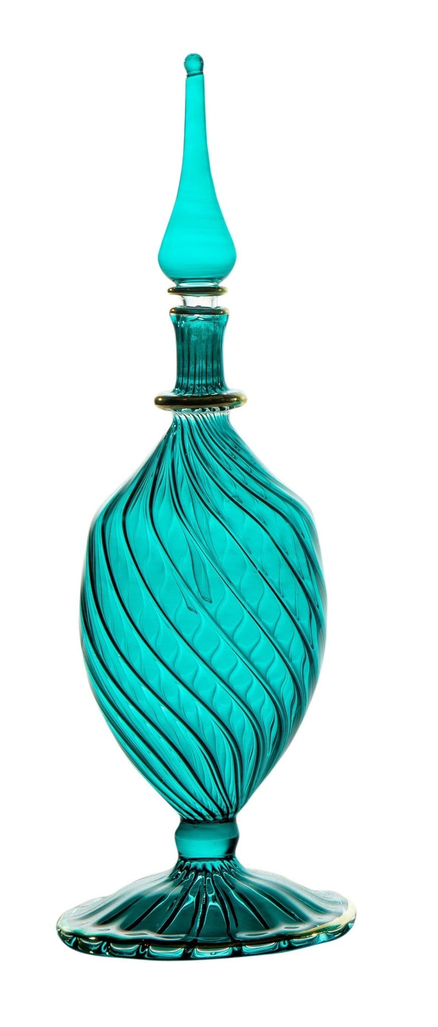 Glass art perfume bottle | Les Trois Pyramides