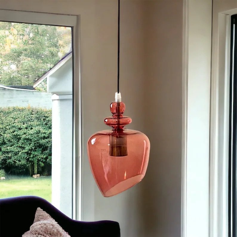 Glass Pendant Light - Les Trois Pyramides