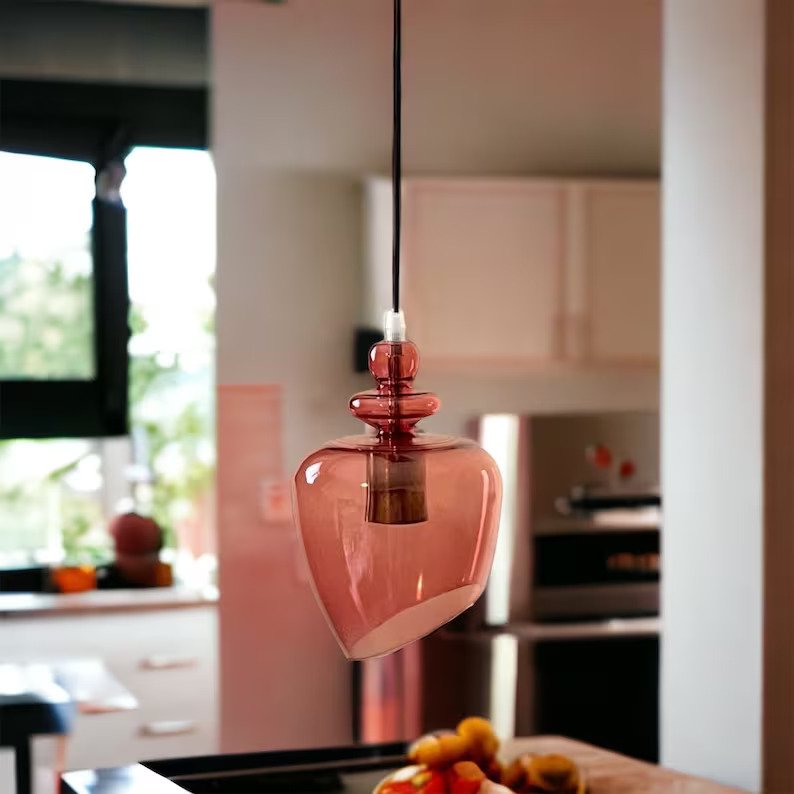 Glass Pendant Light - Les Trois Pyramides