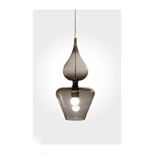 Graded Black Handmade Modern Light pendant - Les Trois Pyramides