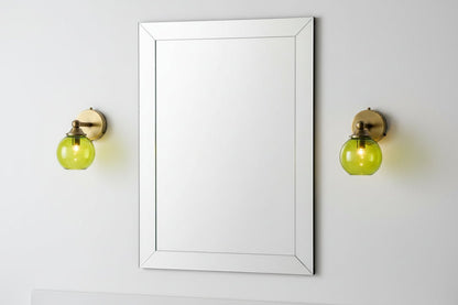 Green Globe modern wall sconce