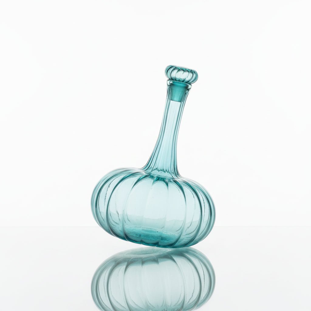 Halloween glass pumpkin Decanter set