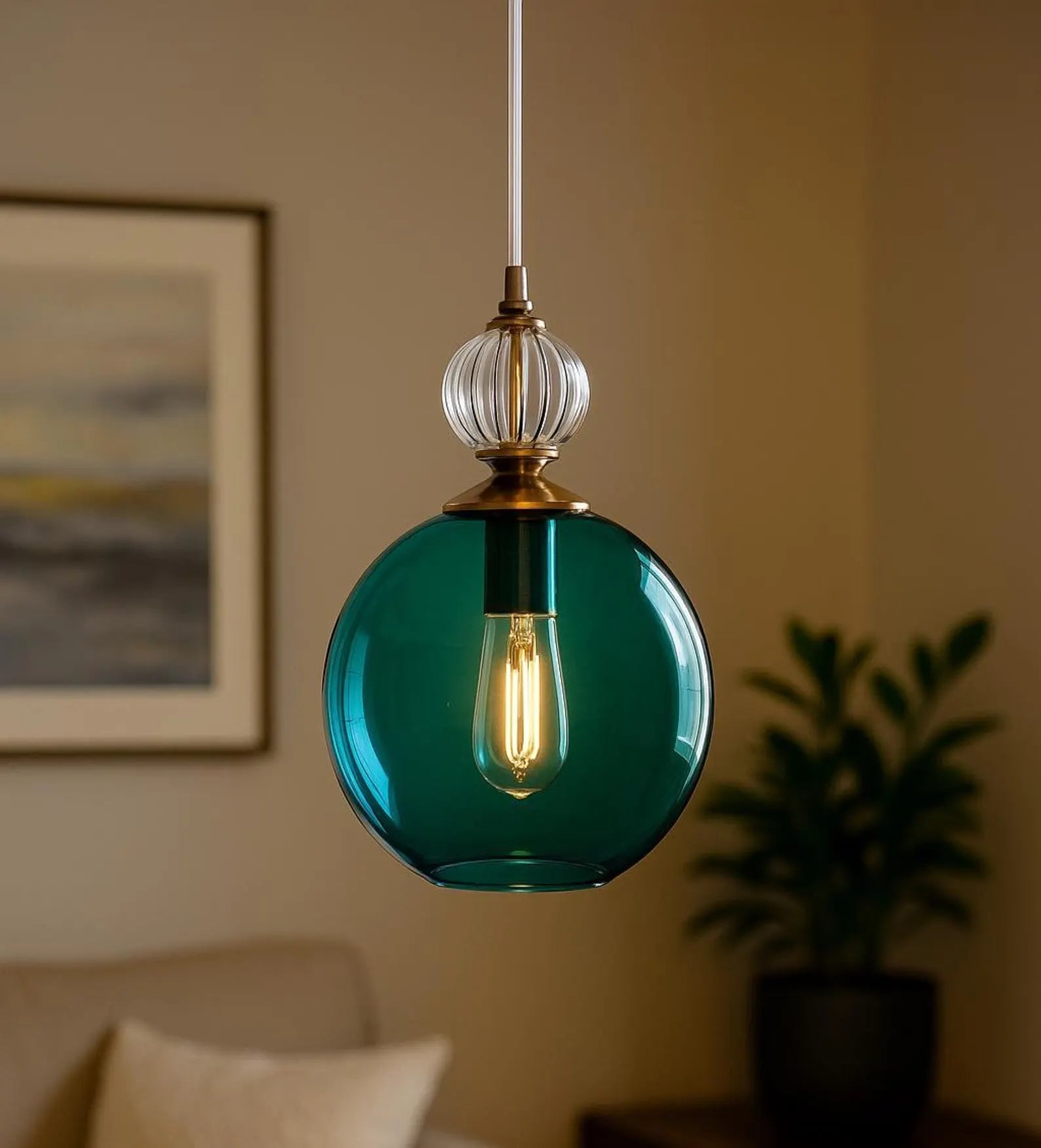 Pendant Light for Art Deco Lighting - Les Trois Pyramides