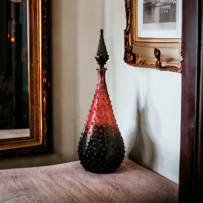 Hand Blown Glass Miniature Bottle | Les Trois Pyramides