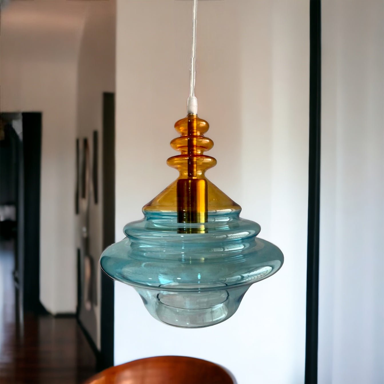 Handcrafted Light Pendant for Kitchen Decor | Les Trois Pyramides