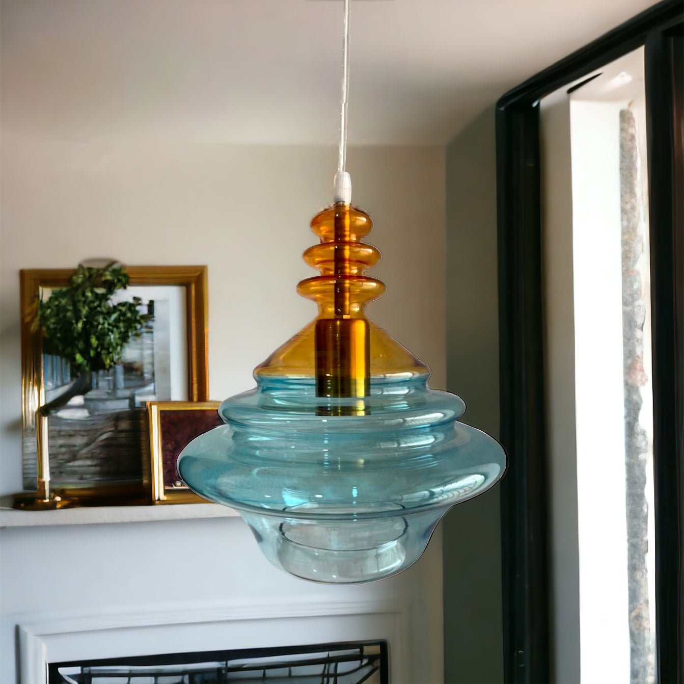 Handcrafted Light Pendant for Kitchen Decor | Les Trois Pyramides