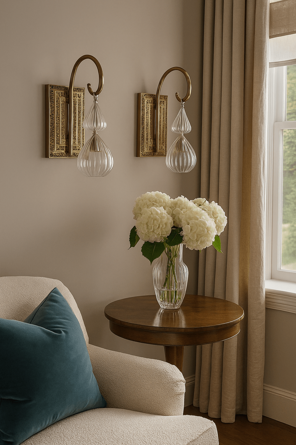 Over Mirror Vanity Light Fixture - Les Trois Pyramides 