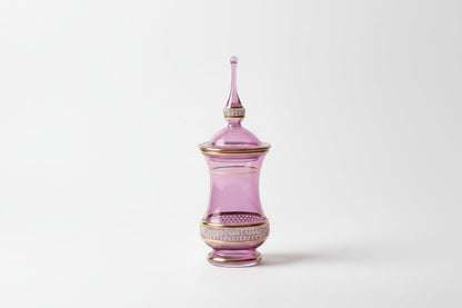 Handmade Turkish Style Glass Coffee Set – 6 Cups with Coffee and Sugar Pots