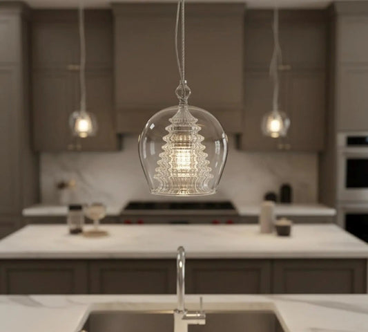 Hanging Lights for Kitchen Island - Les Trois Pyramides