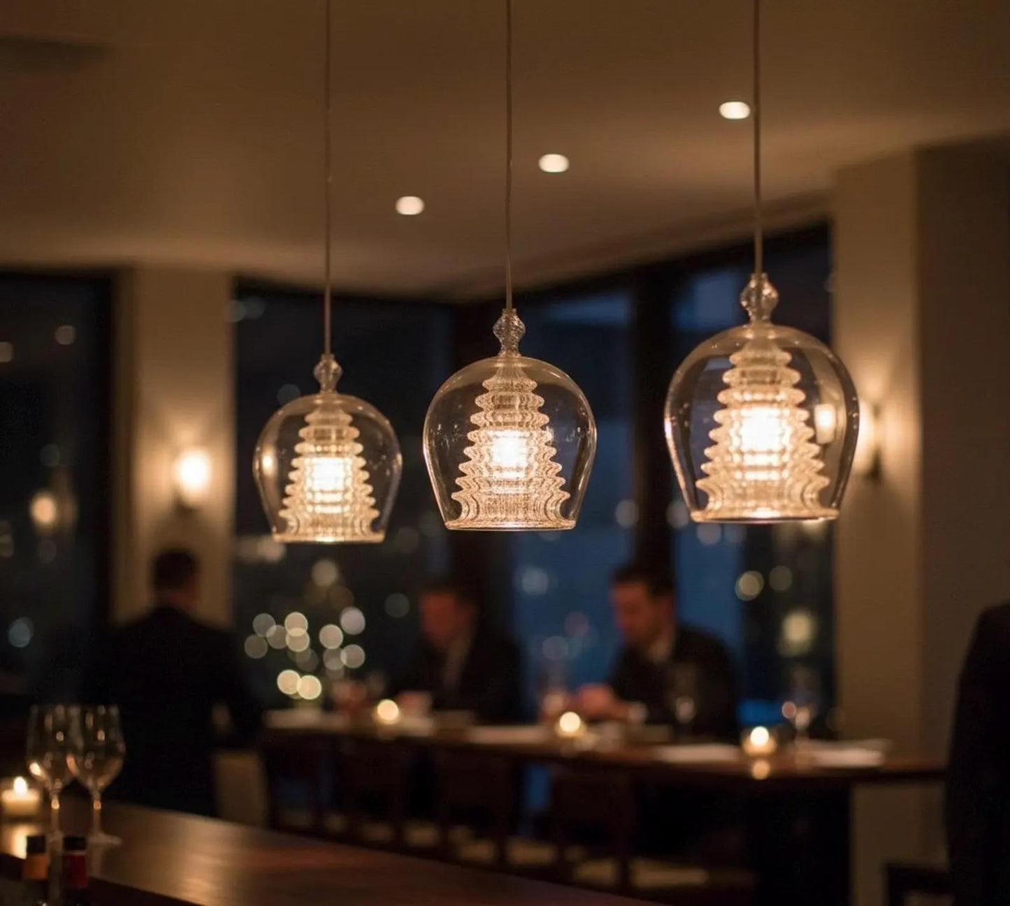 Hanging Lights for Kitchen Island - Les Trois Pyramides