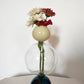 Blown Glass Art Deco Vase, Hand blown Glassware , Blown glass vases , vintage glass vase , colored glass vases , vase for flowers
