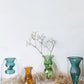 Art Deco Vase , Hand blown Glassware , Blown glass vases , vintage glass vase , colored glass vases , vase for flowers