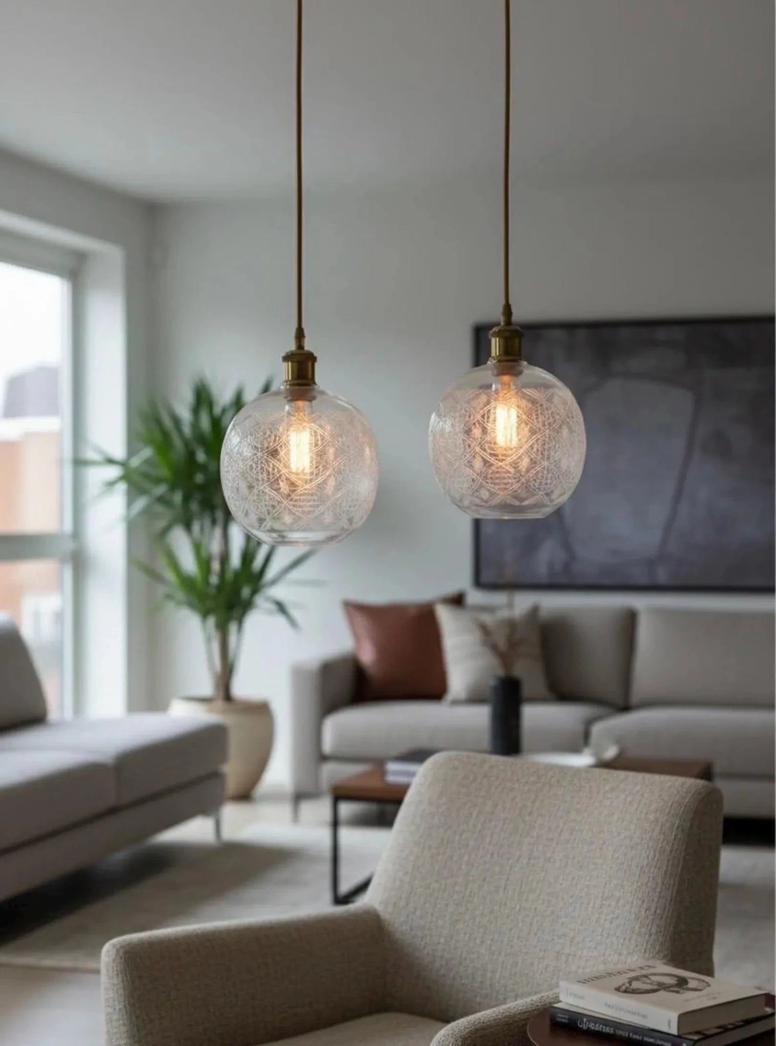Industrial Pendant Light - Les Trois Pyramides