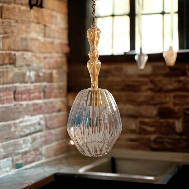 Kitchen Island Ceiling Light - Les Trois Pyramides