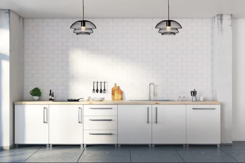 Kitchen Island Lighting - Les Trois Pyramides