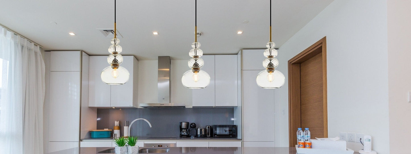 Large Pendant Light - Les Trois Pyramides