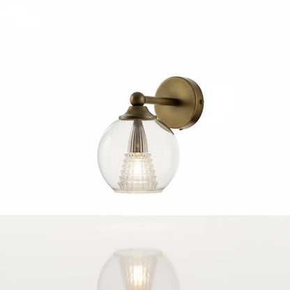 Double Layer Blown Glass Wall Sconce – Modern Light | Les Trois Pyramides