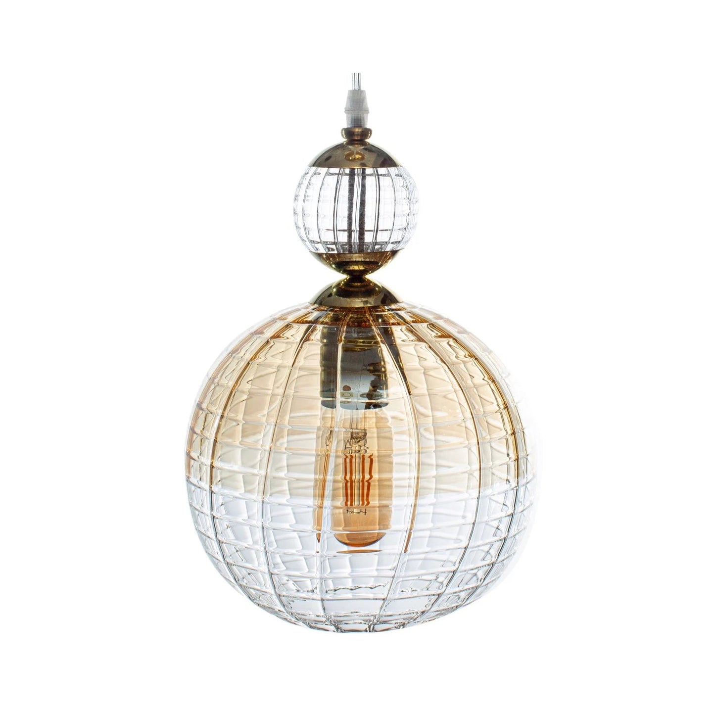 Blown Glass Pendant - Les Trois Pyramides