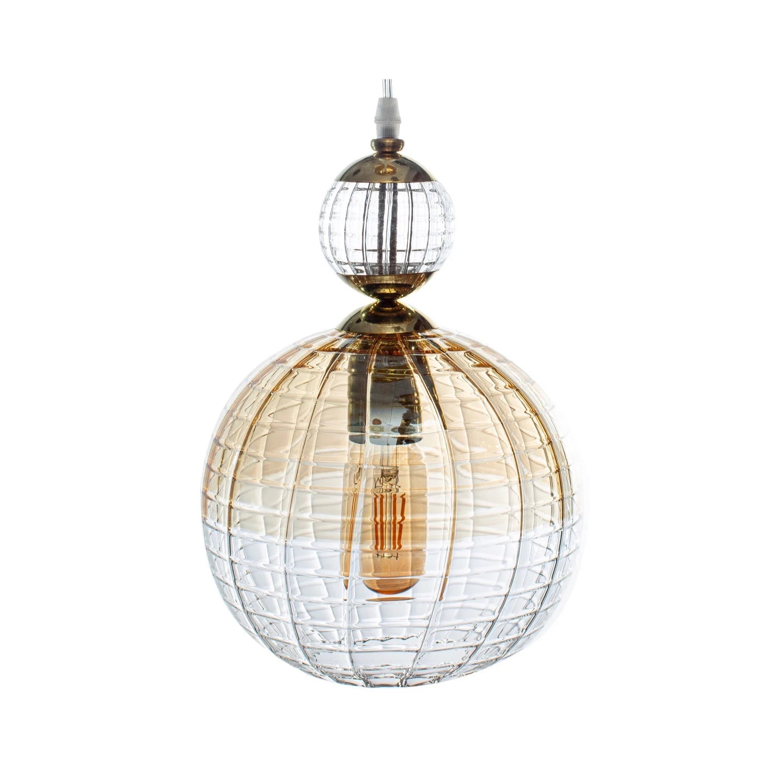 Blown Glass Pendant - Les Trois Pyramides