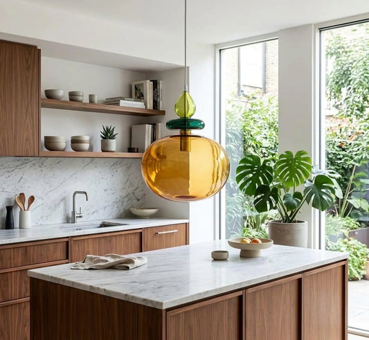 Modern Boho Multicolored Ceiling Lamp for Living Room