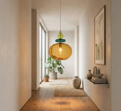 Modern Boho Multicolored Ceiling Lamp for Living Room