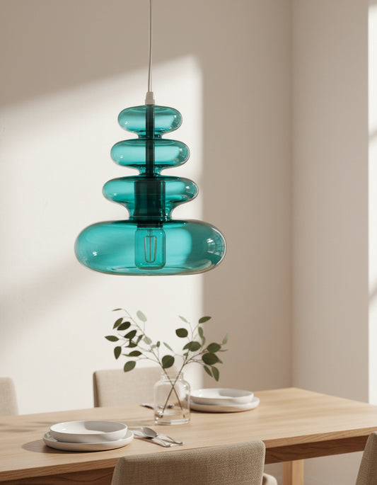 Modern Handmade Hanging Lamp for Dining Room Lights - Les Trois Pyramides 