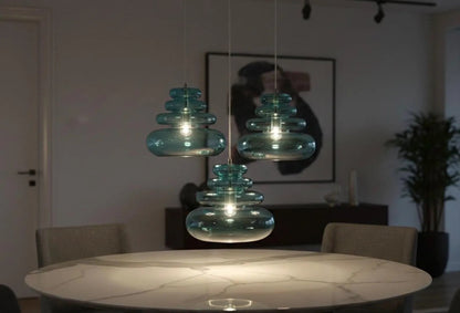 Modern Handmade Hanging Lamp for Dining Room Lights - Les Trois Pyramides 