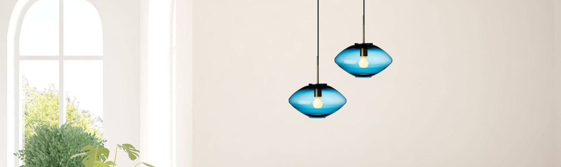 Modern Hanging Light - Les Trois Pyramides 