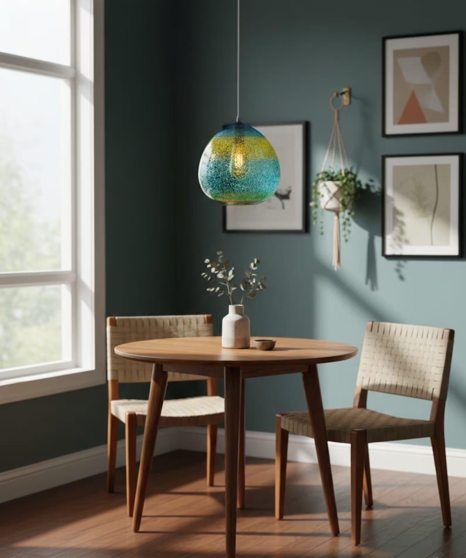 Frosted Glass Pendant Lights Modern Fall Decor - Les Trois Pyramides