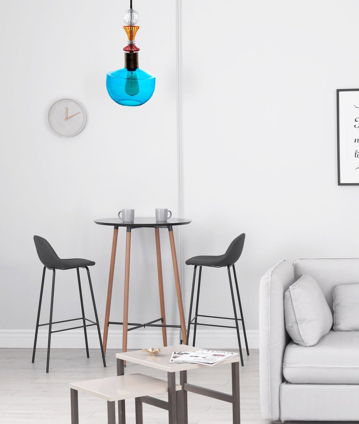 Multicolored Handmade Modern Ceiling Light for Home & Office Decoration - Les Trois Pyramides 