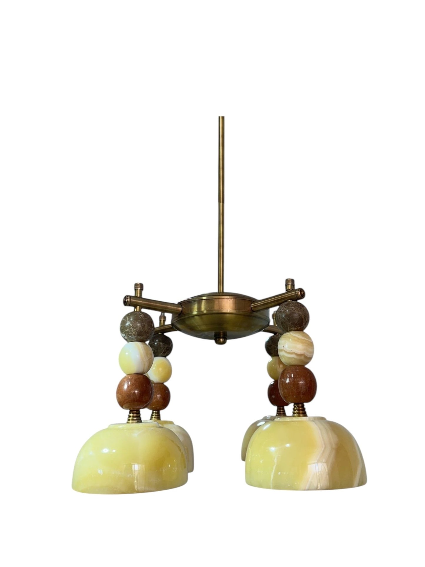 Natural Marble Gemstones Chandelier | Custom Marble