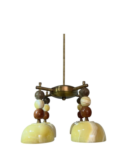 Natural Marble Gemstones Chandelier | Custom Marble
