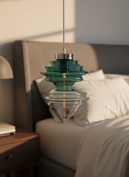 Handcrafted Light Pendant for Kitchen Decor | Les Trois Pyramides