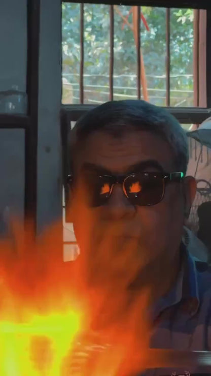 Blown Glass Wall Sconce Brass Wall Light, Natural Onyx Stone Vanity Lamp, Vintage Bedside Wall Lighting, Handmade Bathroom Fixture