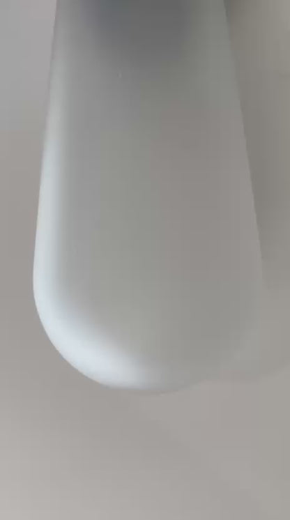 Frosted Glass Wall Sconce with Antique Brass Finish | Handmade Wall Light