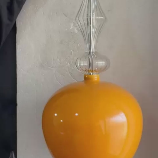 Blown Glass Pendant Light - Les Trois Pyramides