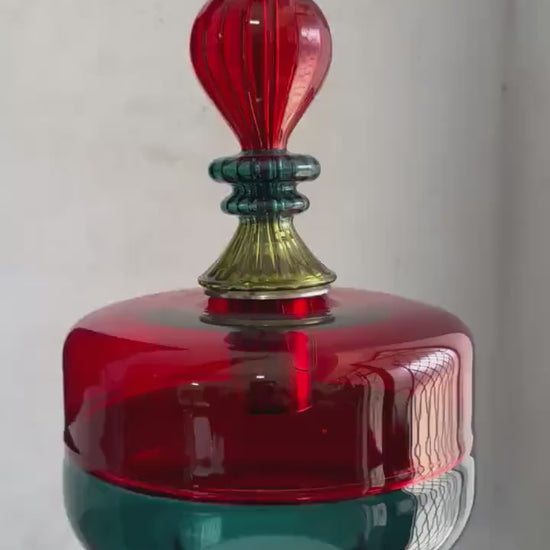 Hand-Blown Glass Pendant Light – Vintage Inspired Design | Les Trois Pyramides.