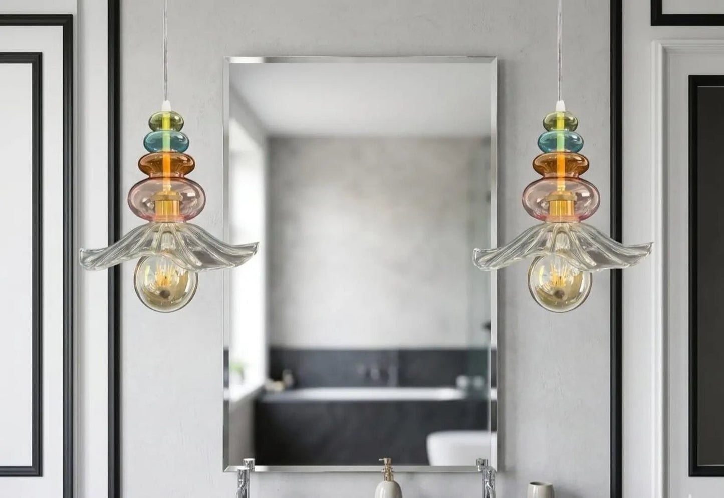 prism-glow-layers-light-pendant | Les Trois Pyramides