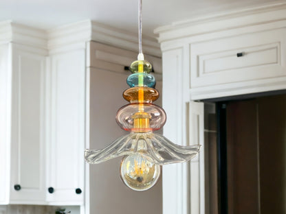 Prism Glow layers light pendant